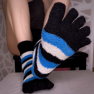 Fuzzy Toe Socks