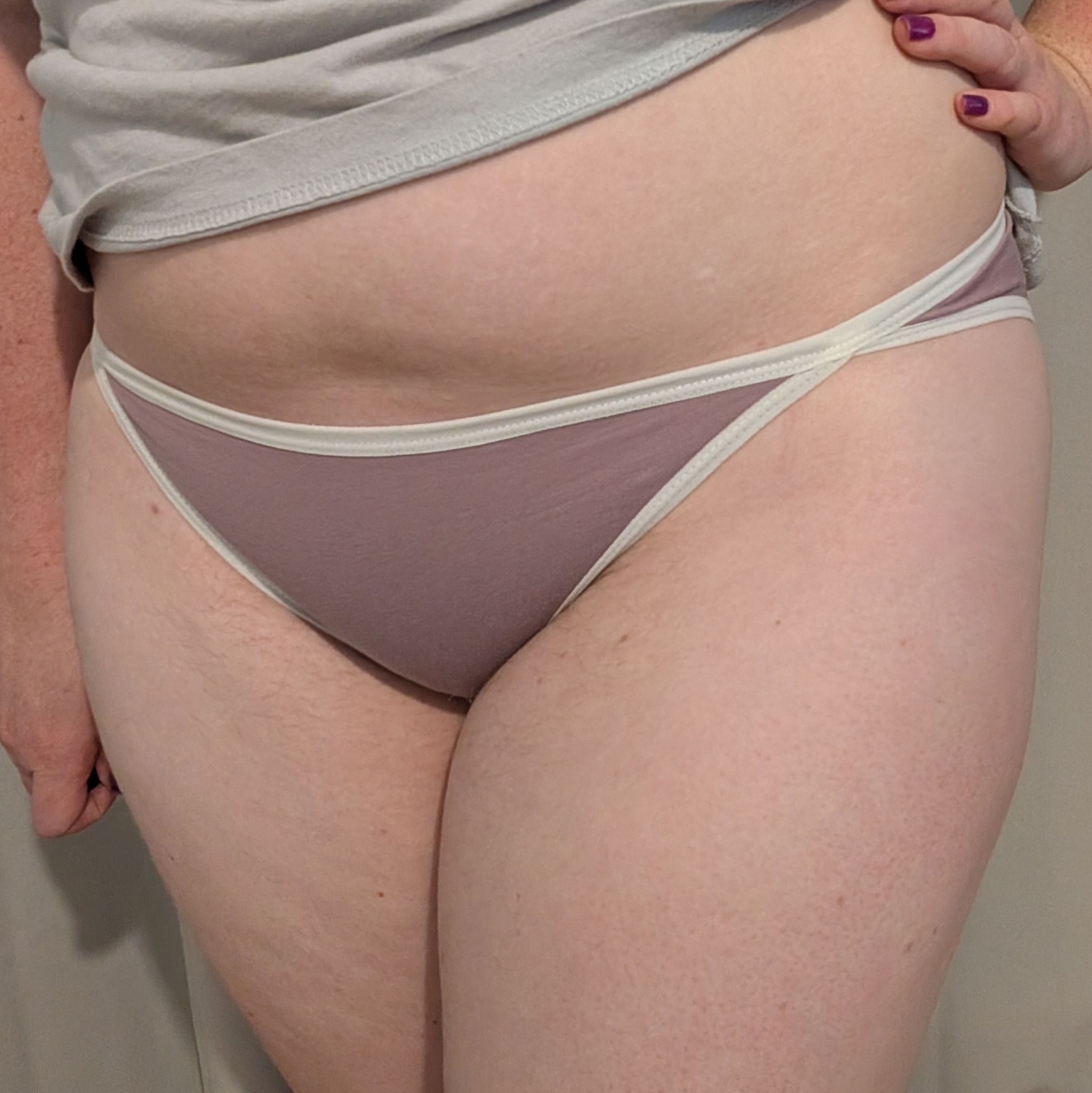 Worn Dirty Purple Casual Panties