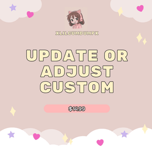 Update or Adjust Custom Order