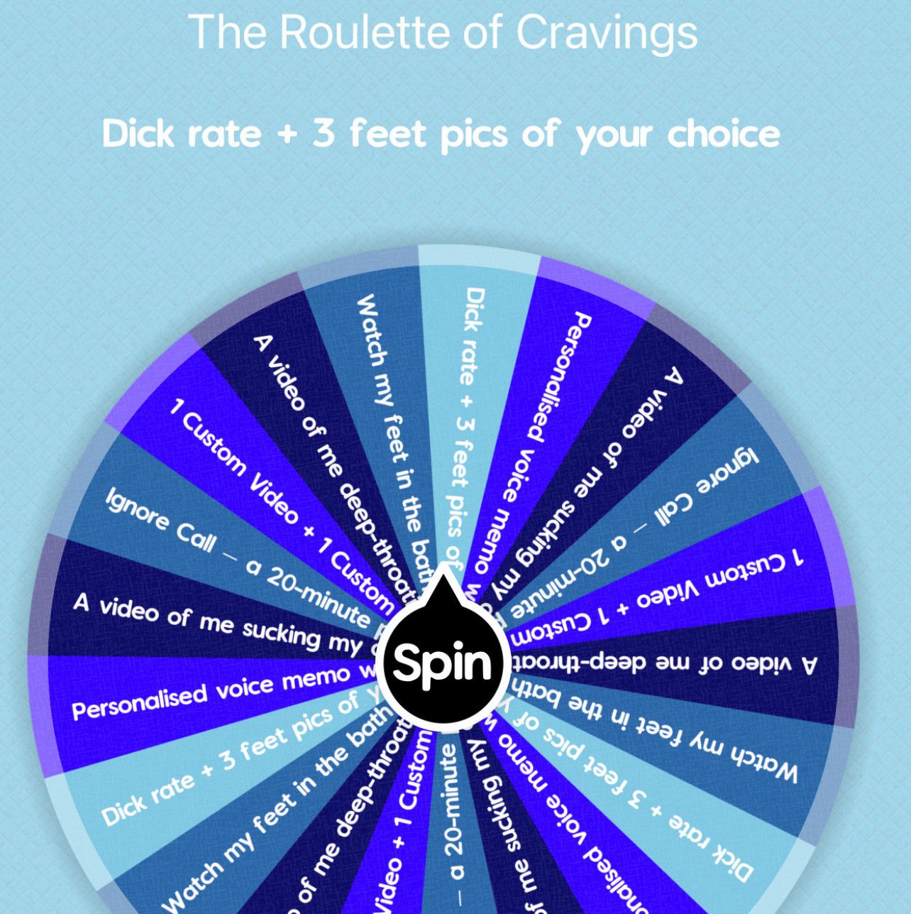 The Roulette of Cravings