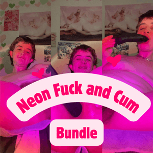 Neon Fuck and Cum Video Bundle