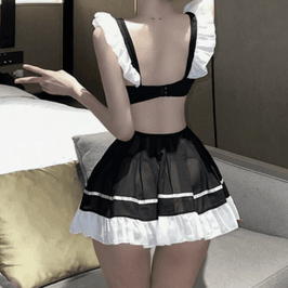 Naughty Maid Roleplay Lingerie with Headband