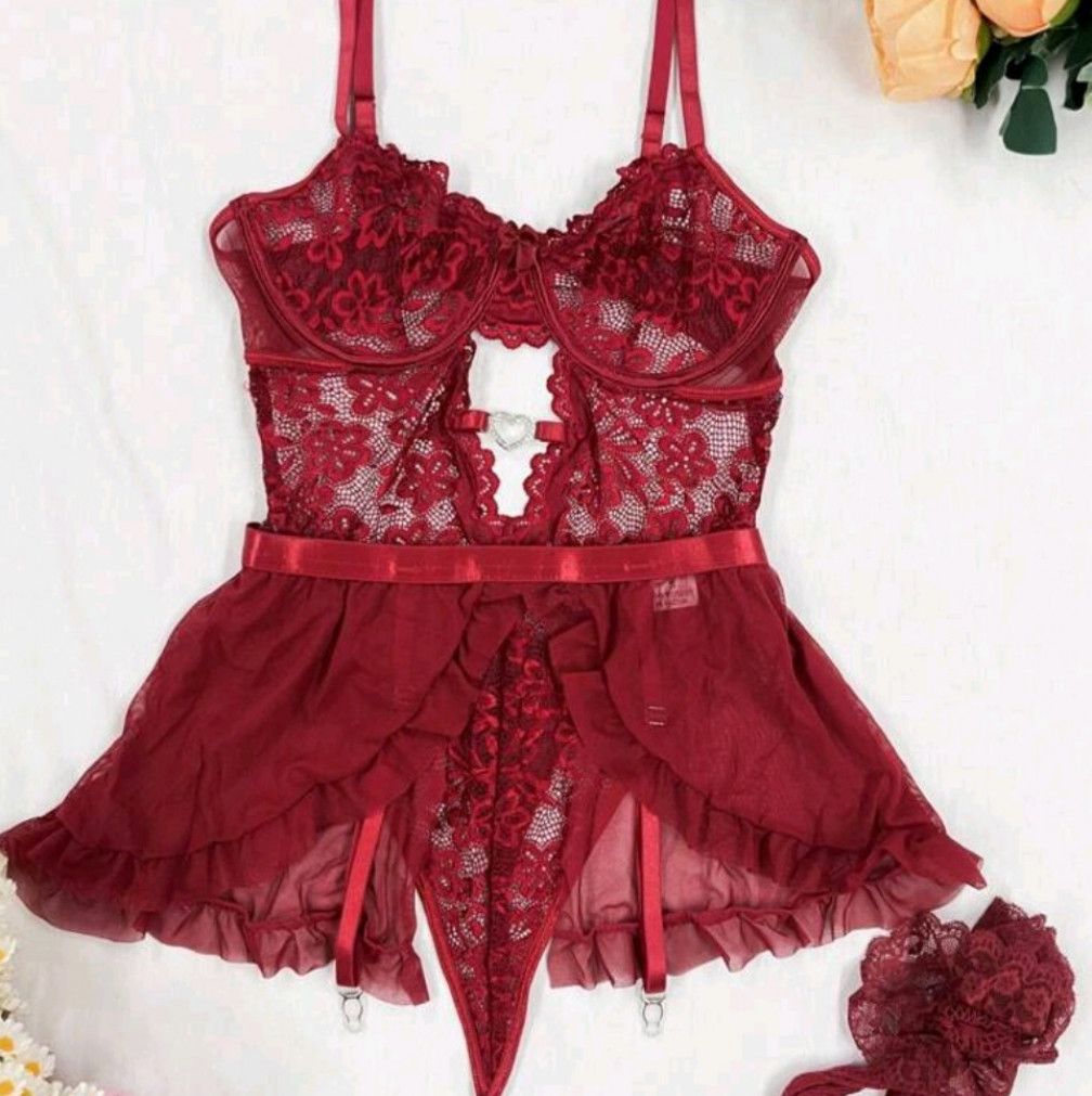 Sexy Lace Mesh Bodysuit