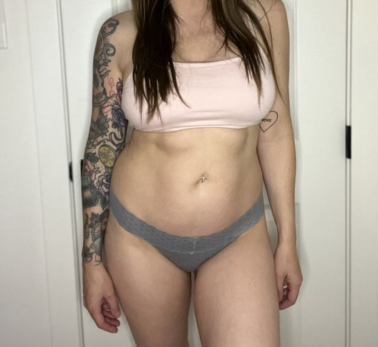 Grey thong