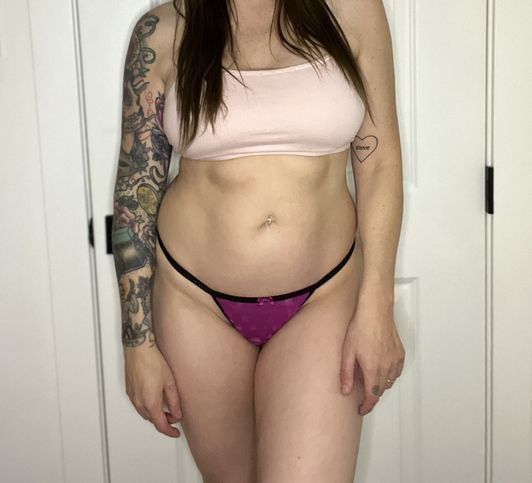 Pink thing with velvet hearts