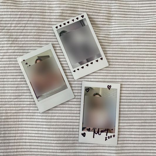 3 Autographed Polaroids