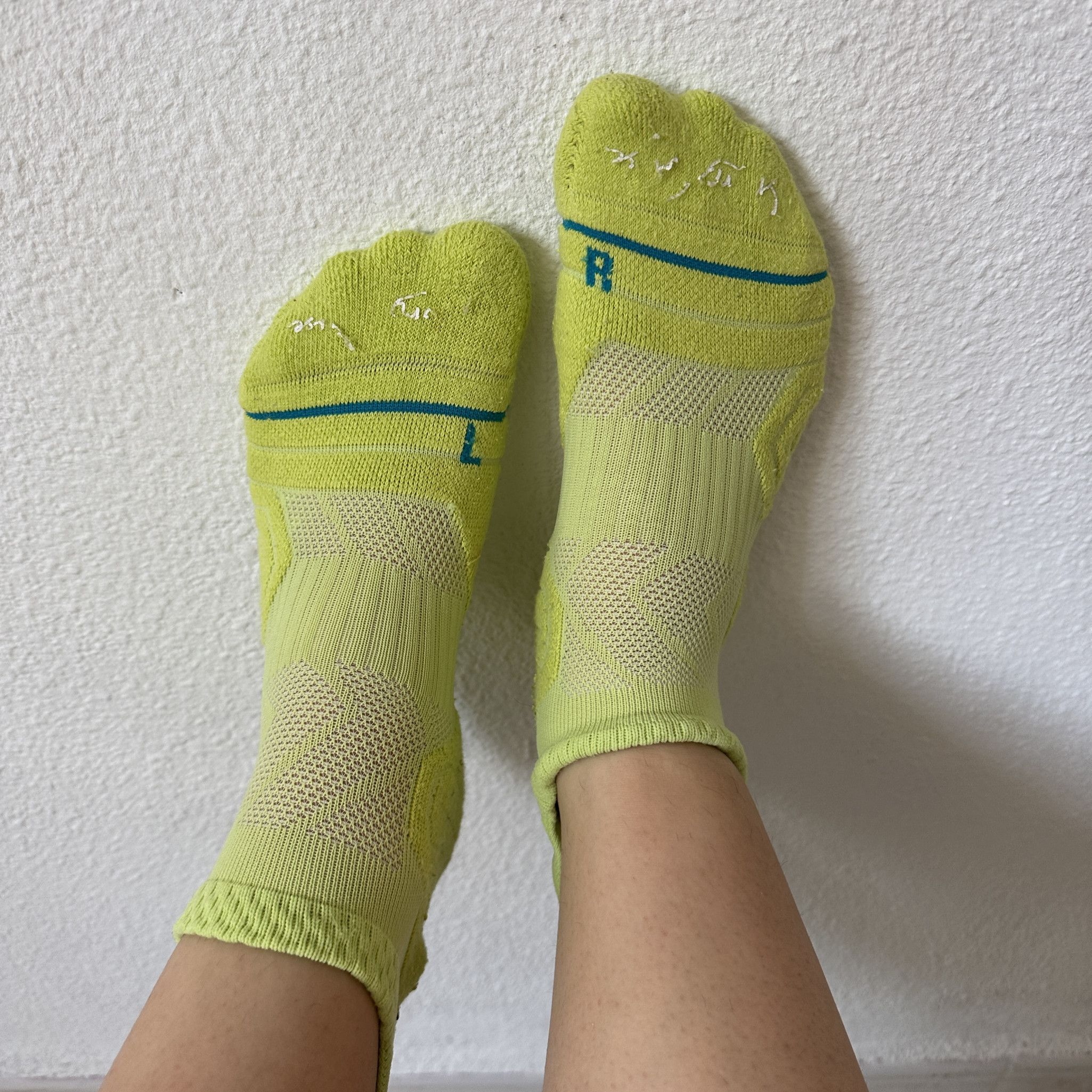Bright Green Sporty Socks