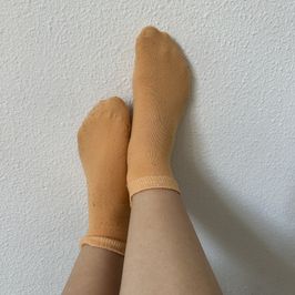 Sporty Bright Orange Socks