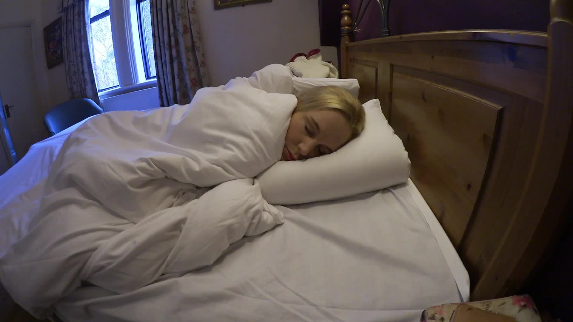 Sleepy Post-Travel Nap