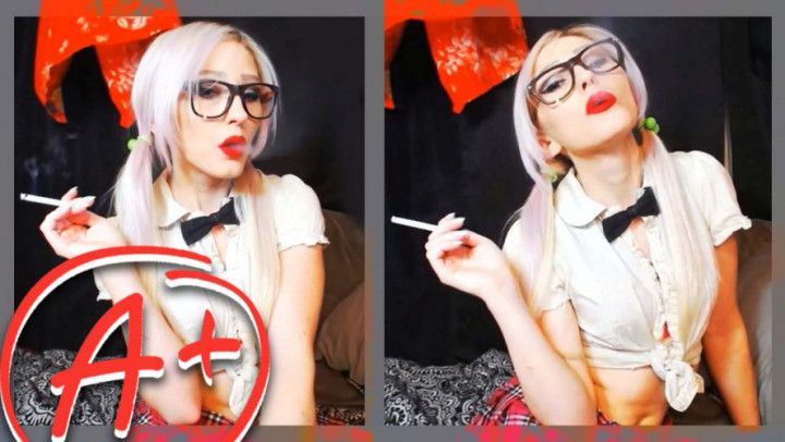Schoolgirl Smoking