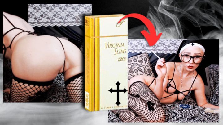 Naughty Nun Sinful Cigarette Break