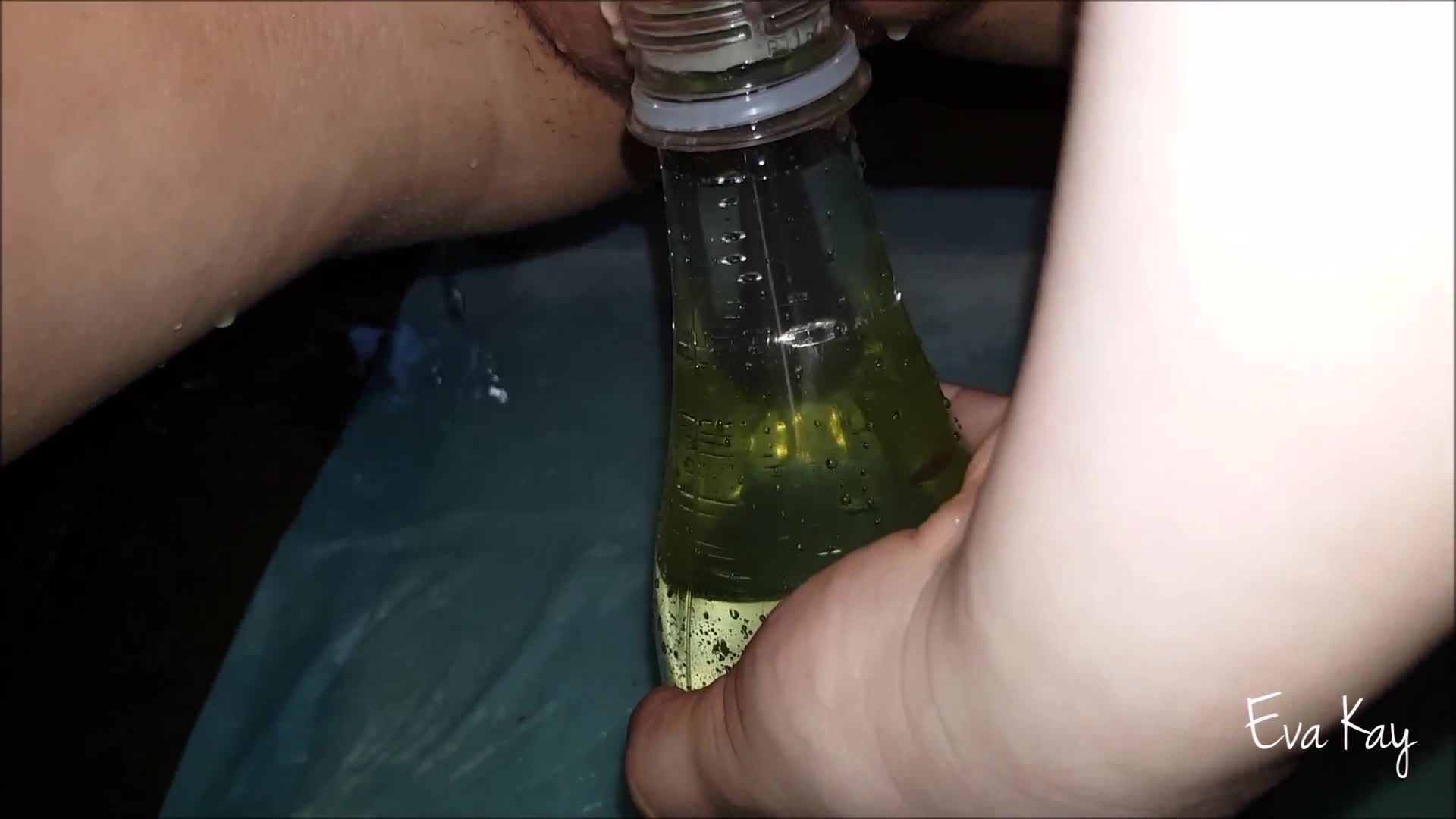 Peeing in a bottle