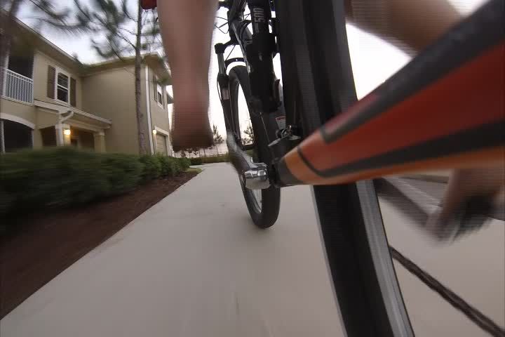 POV bike ride with Abigail