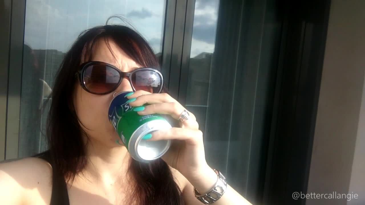 My first time with Sprite belching