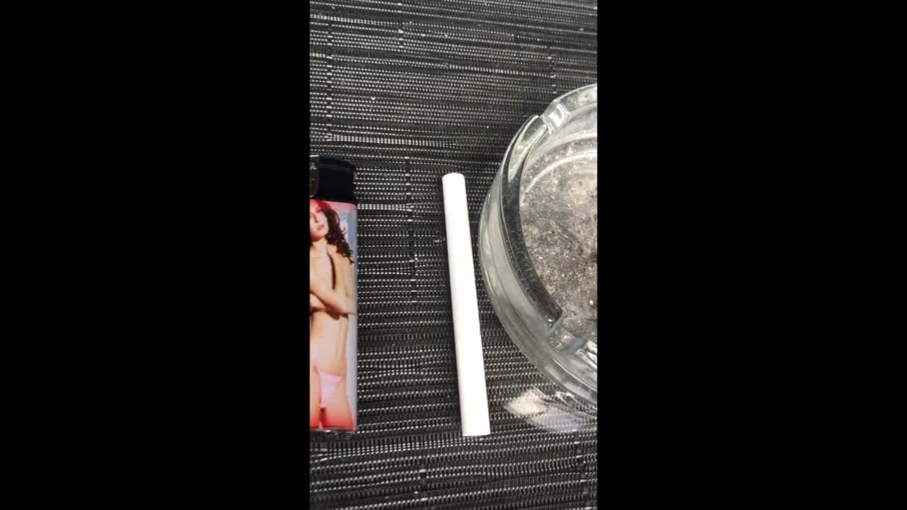 Ignoring you, my pathetic slut. Smoking