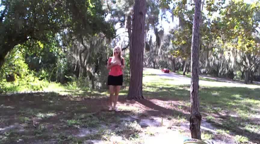 public park flashing