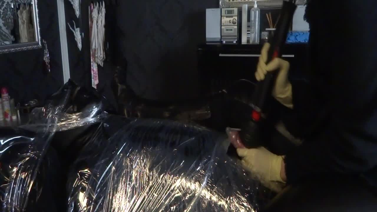 Latex Vibrator condom Orgasm Part 3