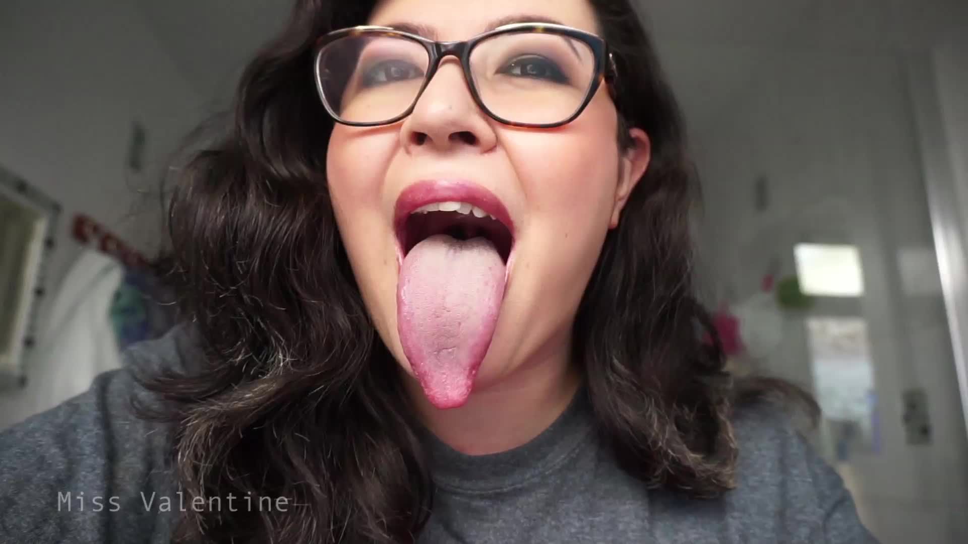 Long tongue tease