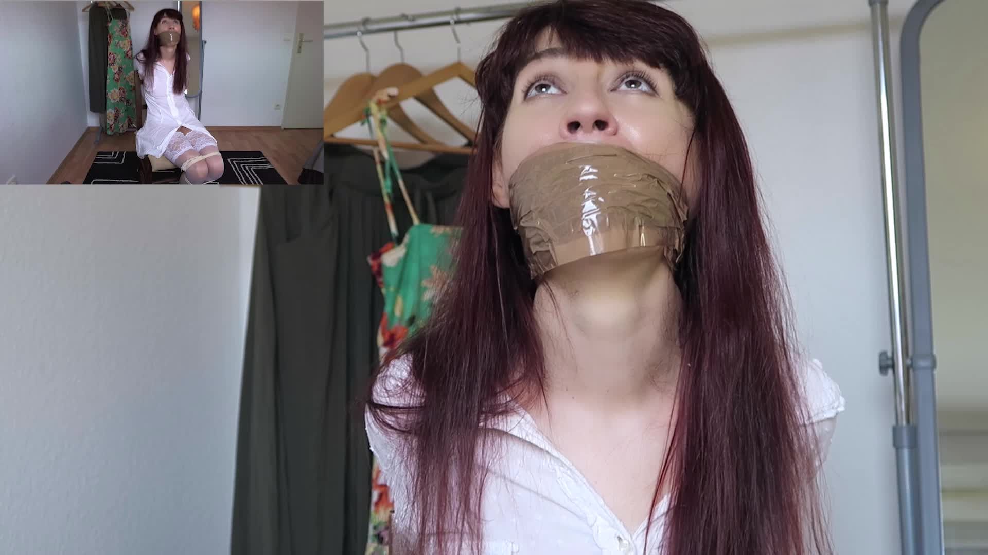 CUSTOM: Tied up &amp; tape gagged nurse