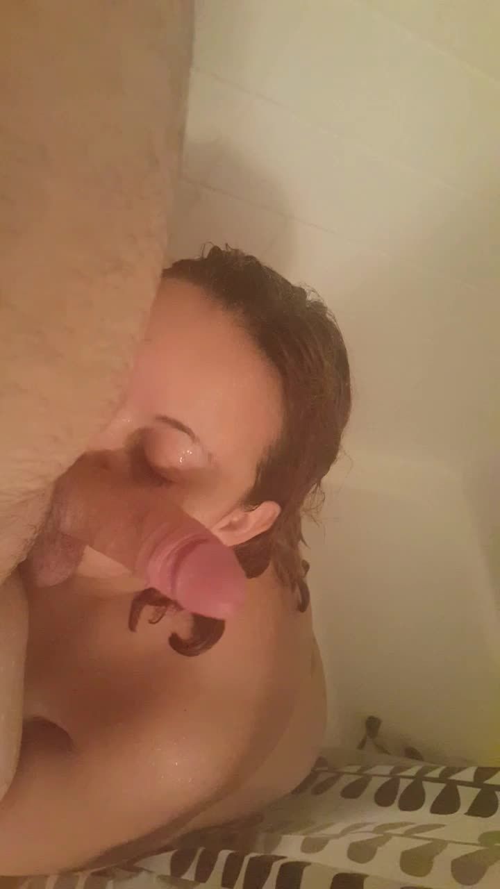 shower blowjob