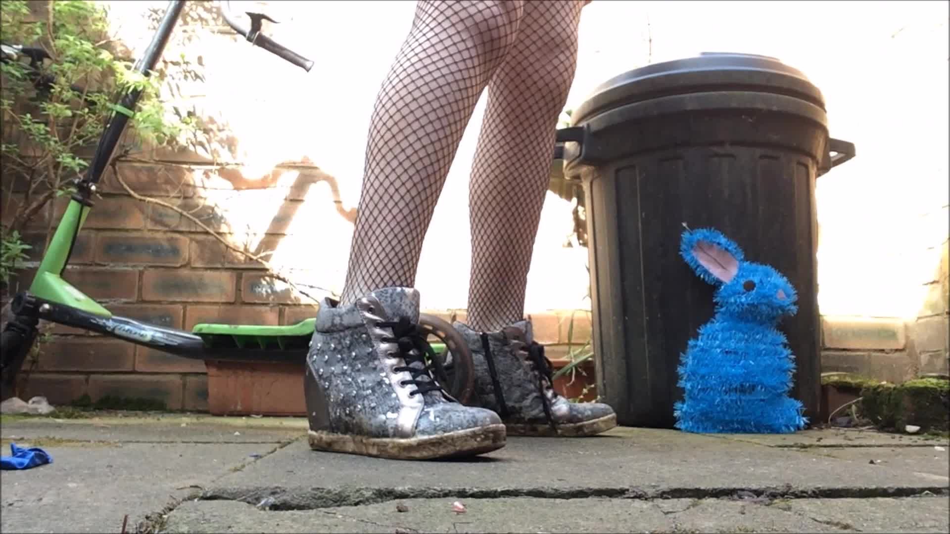Crush Smush Easter Bunny Fishnets Fetish