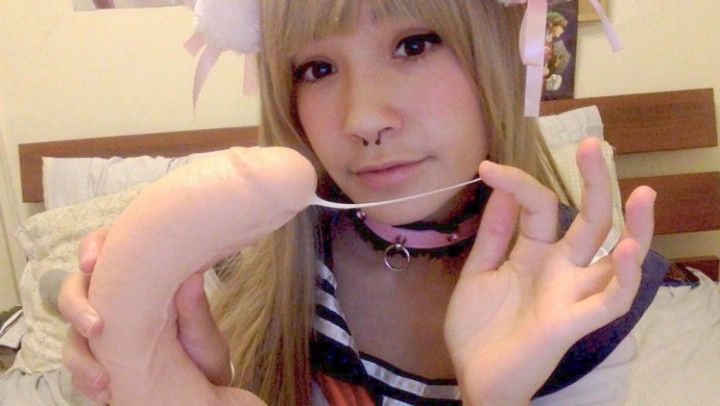 Schoolgirl Kitten Blowjob POV