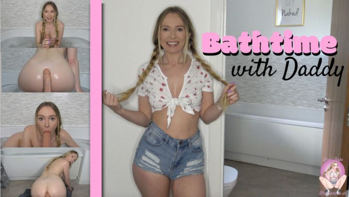 Bathtime with step-Daddy