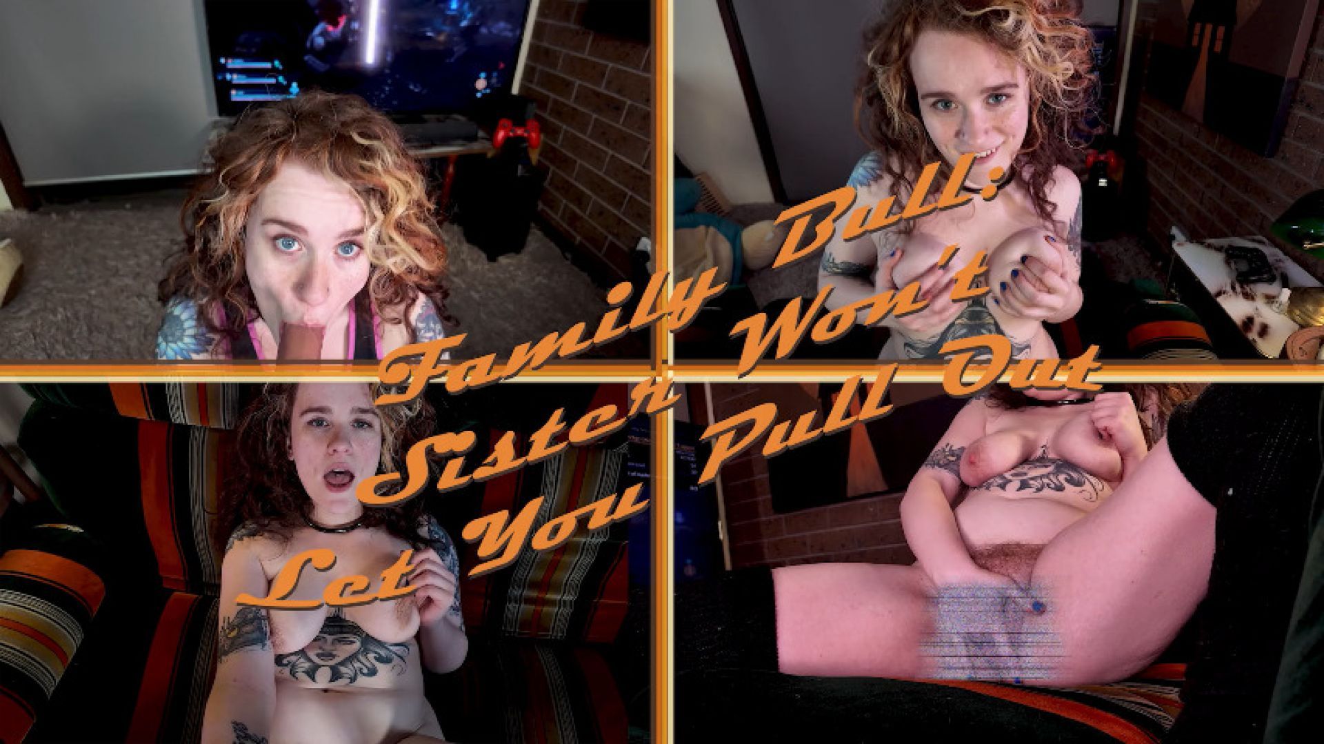 Family Bull: step-Sister Won't Let You Pull Out