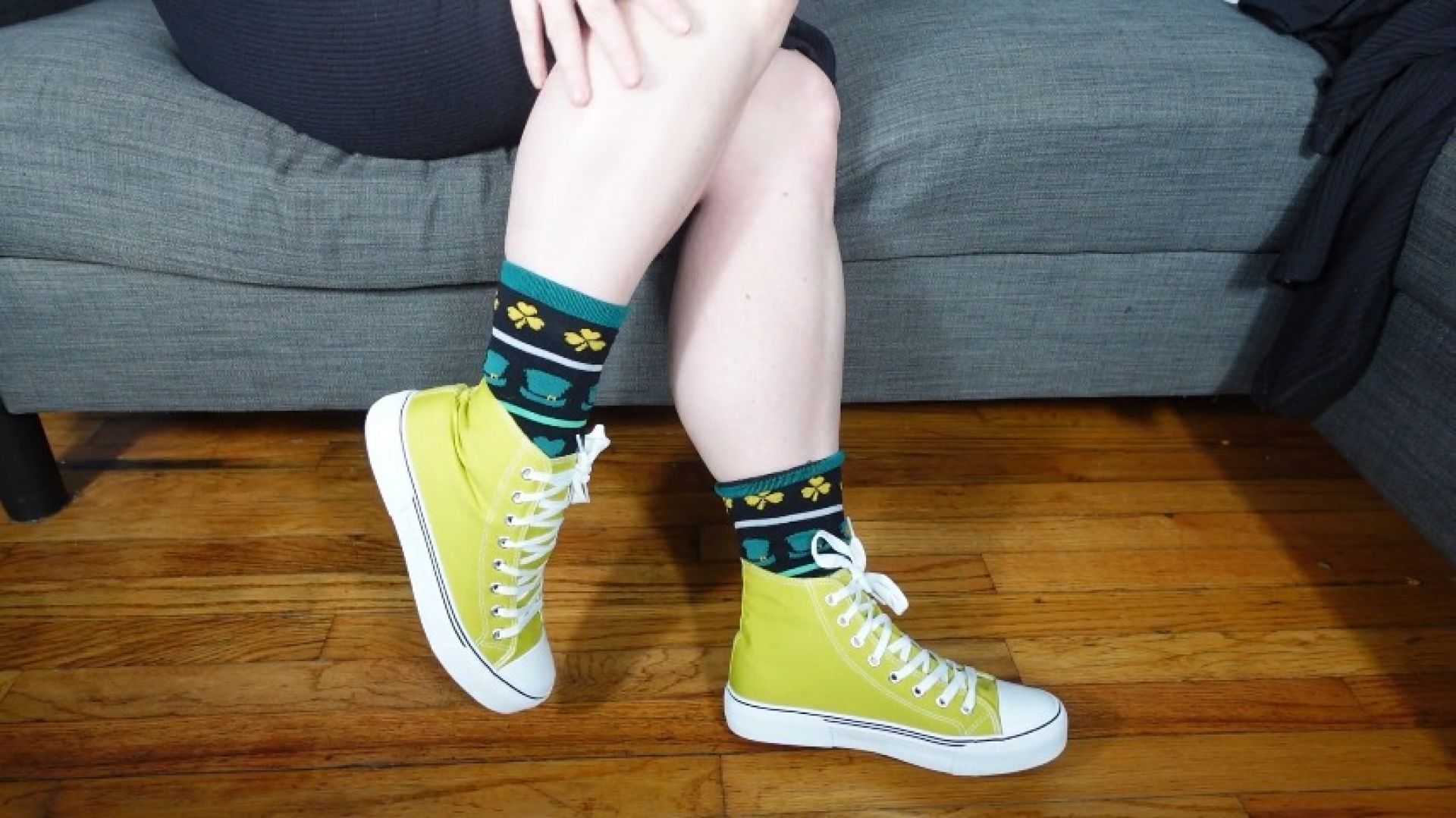 JOI to New Lime Green High Top Converse