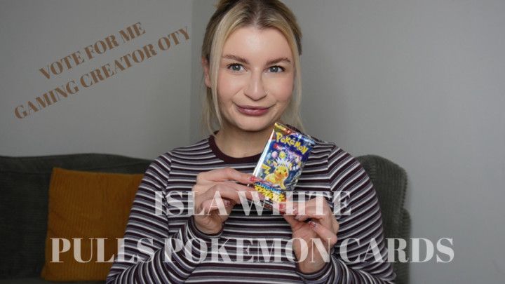MONTH 3!! ISLA WHITE PULLS POKEMON CARDS