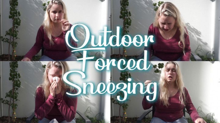 Outdoor Sneezing &amp; Nose Blowing