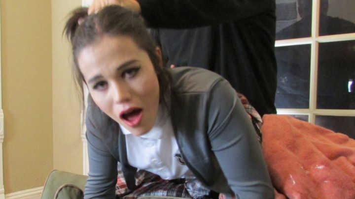 Nyxi DOGGY STYLE - HAIR PULL Schoolgirl