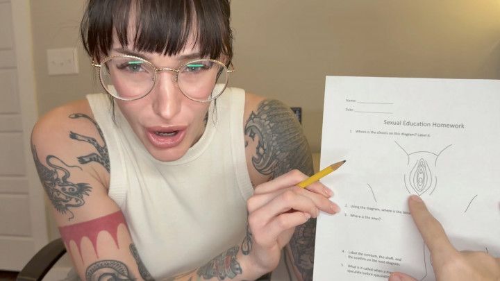 Step-Mom Helps You Do Your Sex Ed homework
