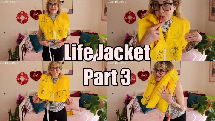 Inflating an Airplane LifeJacket Part 3