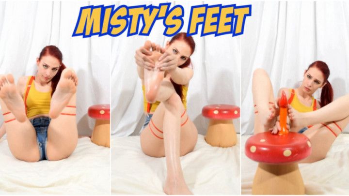 Misty's Feet - Oil Massage and footjob