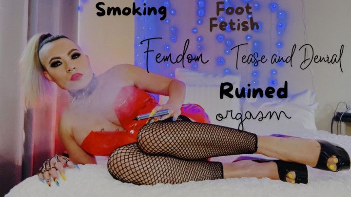 Femdom Eat Your Pre-Cum My Foot Pet