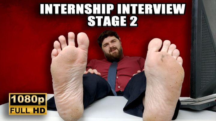 KingMarti: Internship Interview Stage 2 FHD Foot Worship