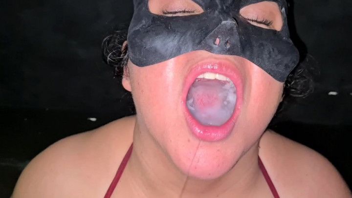 Deepthroat Bukkake. I swallowed all cum