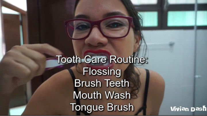Floss Brush Teeth Mouthwash
