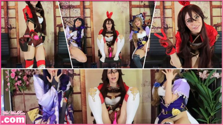 Genshin Impact Girls Masturbate &amp; JOI