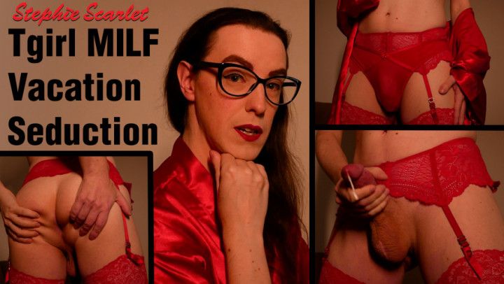 Tgirl MILF Seduces You on Vaction POV Big Thick Dick Cumshot