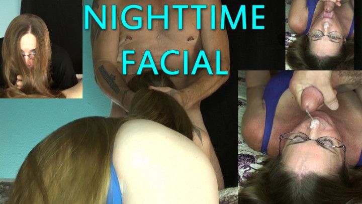 Longhair Blonde Leona's Nighttime Facial