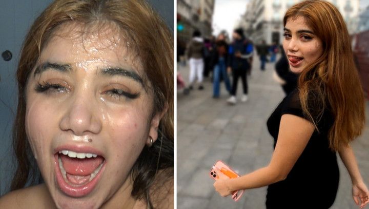 Cumwalk With Submissive 18yo Latina