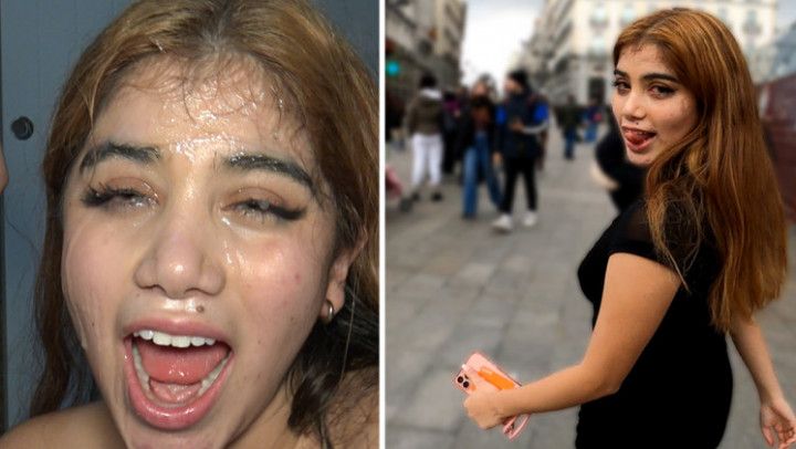 Cumwalk With A Submissive Latina Girl