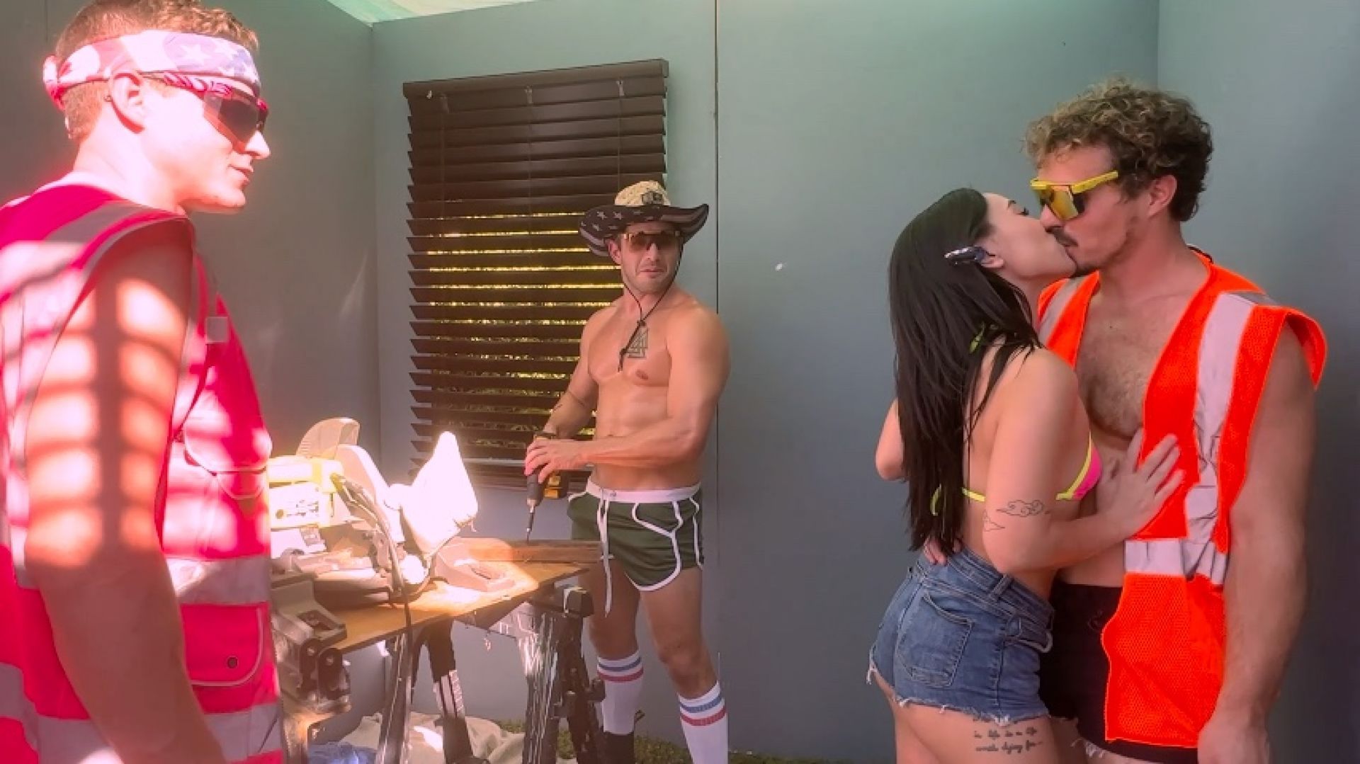 Group fuck with KimmyKimm, RobbyApples &amp; ShawnAlf