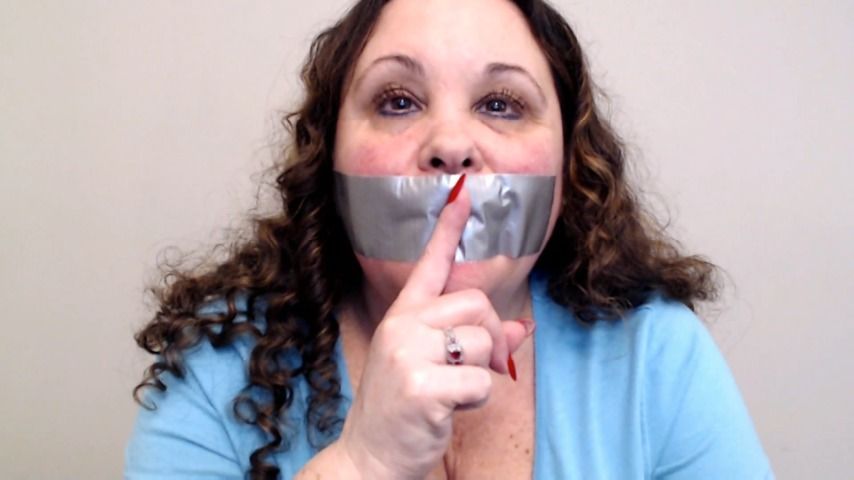 Gagged With Duct Tape