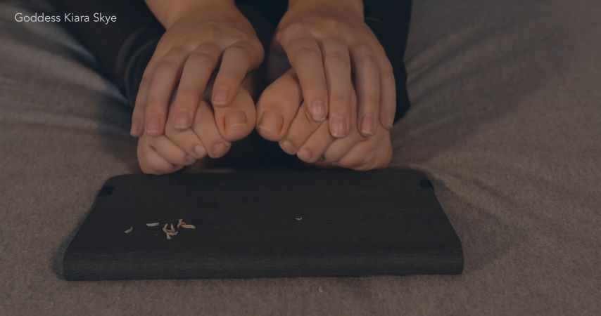 Natural Toenail Clipping and Humiliation