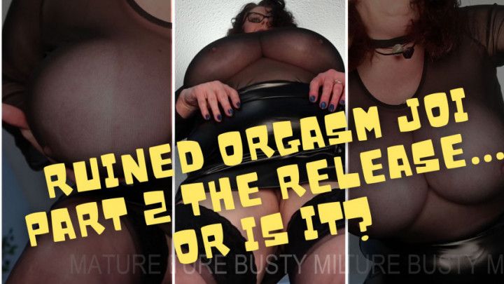 Ruined Orgasm JOI Part 2 the Release  or is It