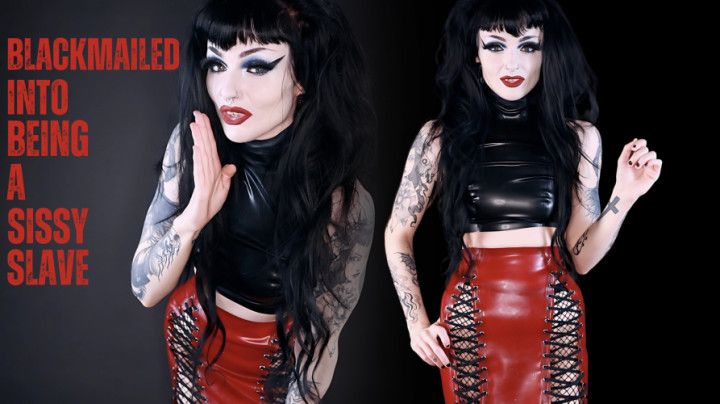 Blackmailed into Being A Sissy Slave