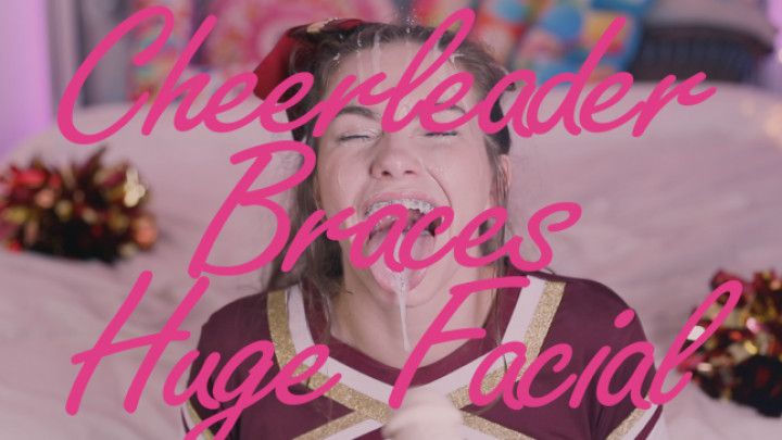 Cheerleader With Braces Gets Huge Facial